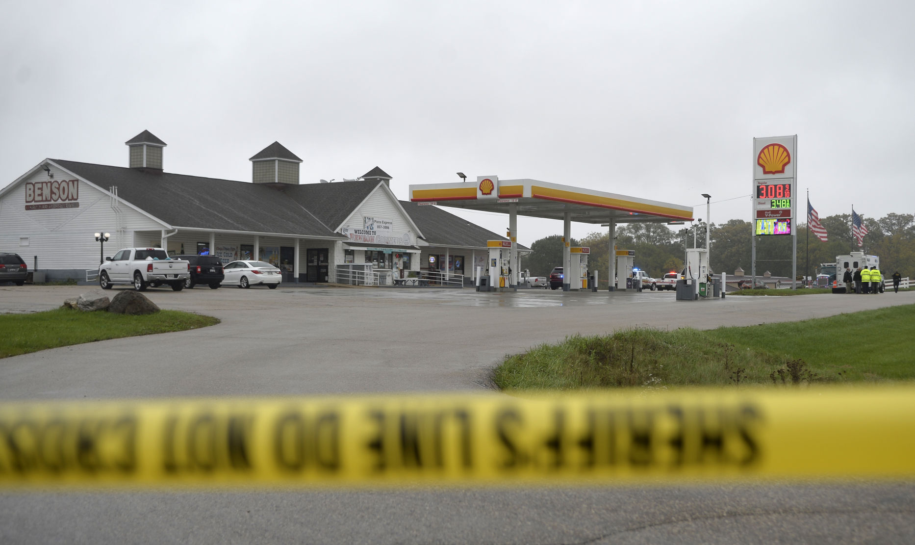 Oct. 21, 2021 SHOOTING SCENE at Bristol gas station